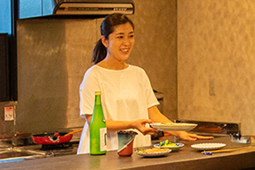 キッチン・調理道具・食器類はご自由に。お料理を楽しんで！